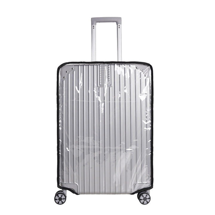 Cubierta de maleta de PVC transparente, accesorio de viaje esencial. Protege tu trolley contra agua y rayones, viaje seguro.