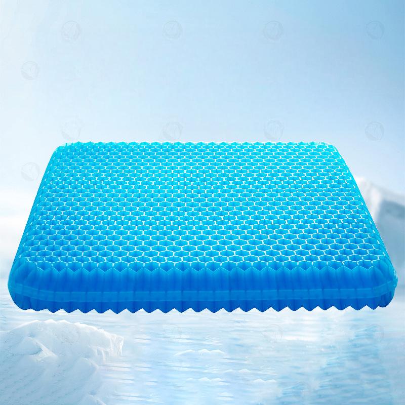Cojín de gel antideslizante para asiento de coche y oficina, proporciona frescura y gran comodidad ergonómica.