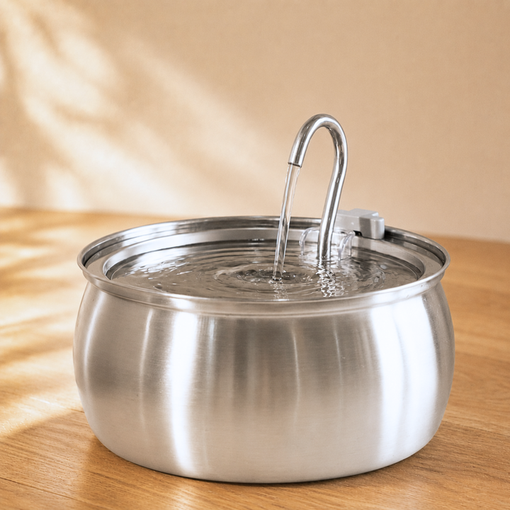 Fuente de agua para gatos con filtración avanzada, bebedero automático de 4L.