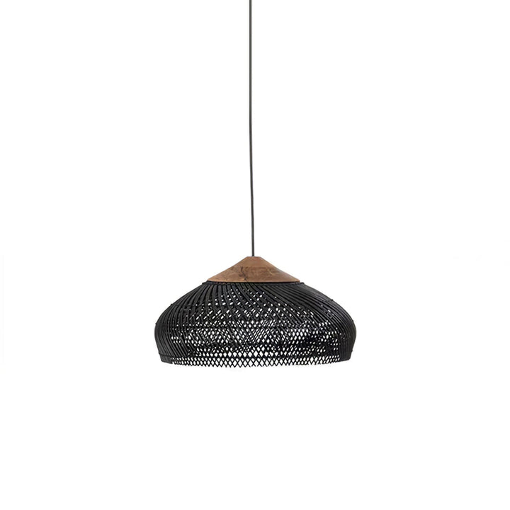 Lámpara de techo minimalista bohemia, trenzada, para un toque natural elegante.