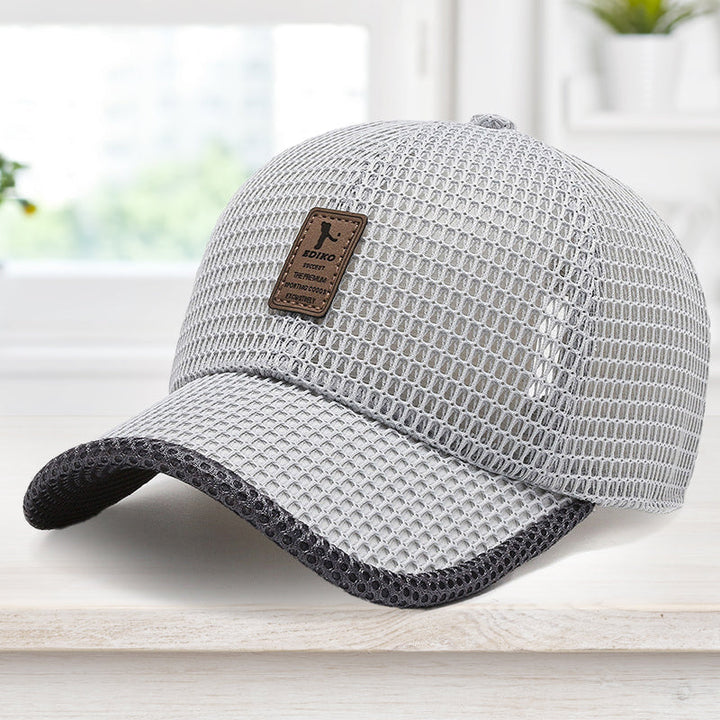 Gorra unisex de protección solar, transpirable y ajustable. Ideal para verano, béisbol y deportes al exterior.