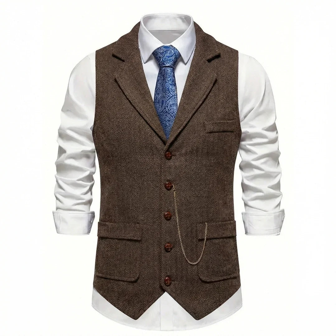 Chaleco elegante de hombre, ultra confortable, ideal para un estilo sofisticado.