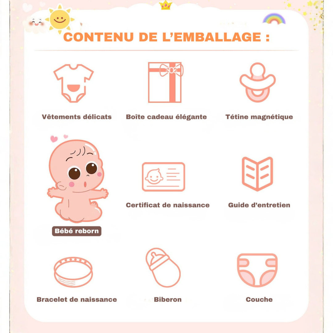 Niña abrazando tiernamente muñeca bebé reborn de silicona suave, juguete realista para juego.