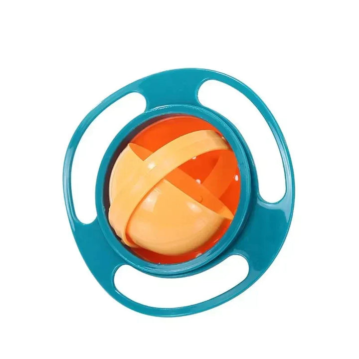Tazón infantil giratorio 360° antiderrames. Perfecto para que niños y bebés disfruten sus snacks sin desorden.