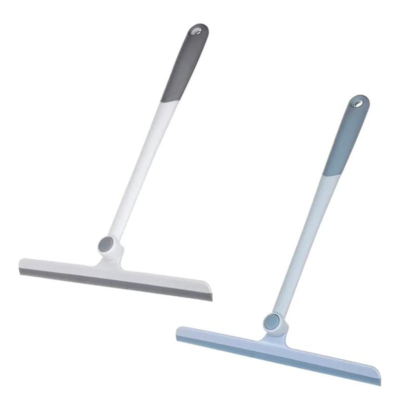 Limpiador de vidrio de ducha para eliminar residuos de agua, práctico para espejos y azulejos del baño.