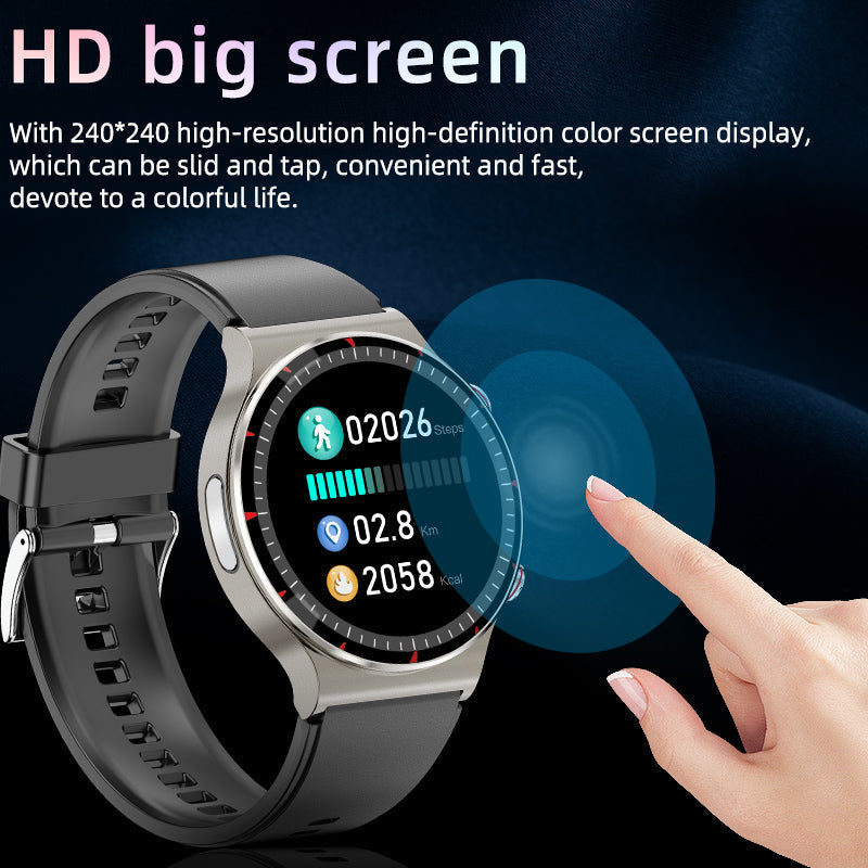 Smartwatch de tecnología avanzada. EKG, SpO2 y seguimiento de actividad diaria.