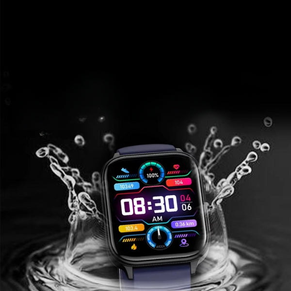 Monitor integral de salud: smartwatch con seguimiento de glucosa, ritmo cardíaco y presión arterial.