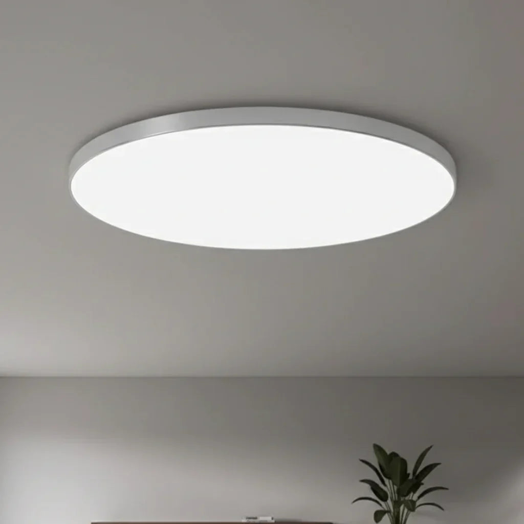 Lámpara LED de techo versátil, diseño moderno para sala, dormitorio y cocina.
