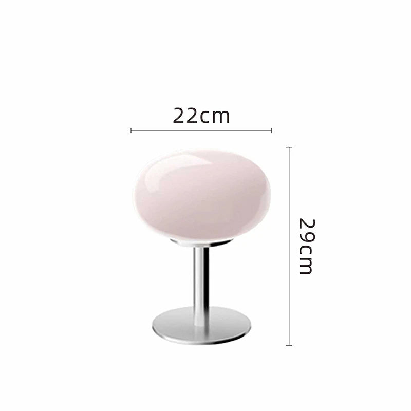 Lámpara LED inalámbrica para mesa, estilo contemporáneo, portable y con intensidad de luz ajustable.