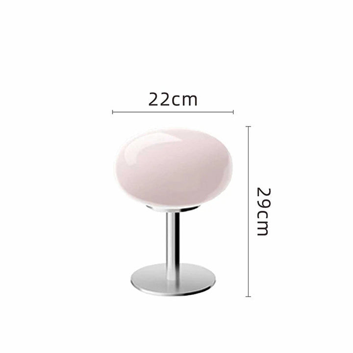 Lámpara LED inalámbrica para mesa, estilo contemporáneo, portable y con intensidad de luz ajustable.