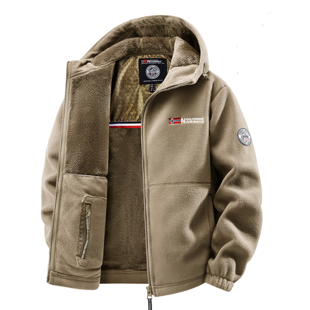 Chaqueta térmica de invierno para hombre, cortaviento e impermeable. Abrigo máximo para frío extremo y exterior.