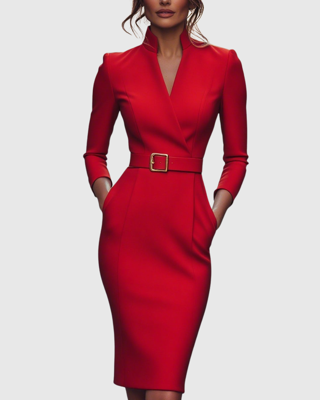 Vestido negro Claribel para mujer, perfecto para eventos formales y fiestas.