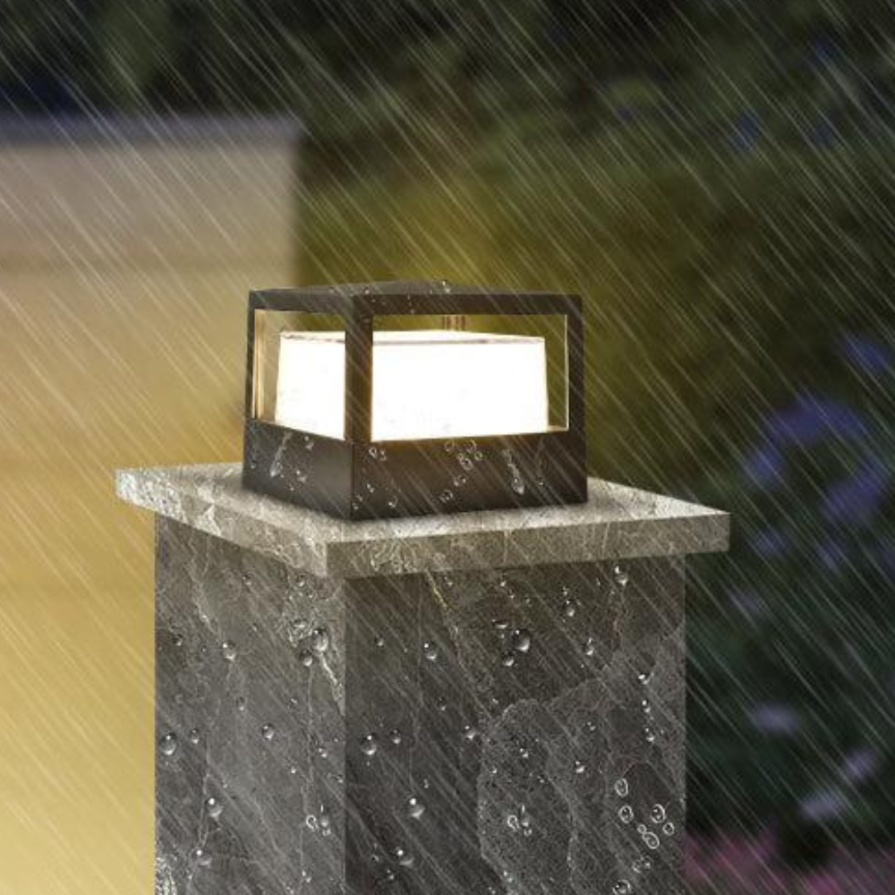 Iluminación LED para camino de jardín, eficiencia energética y durabilidad.