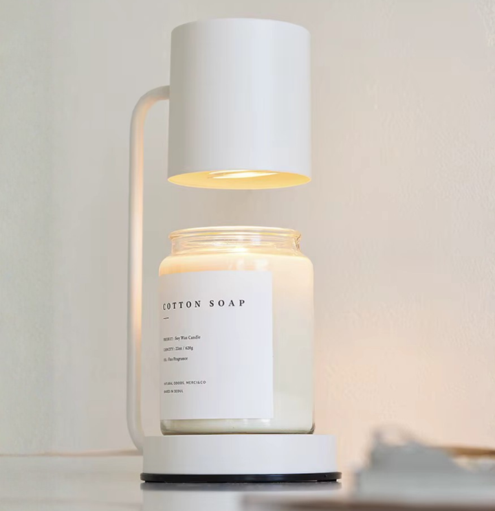Lámpara de aroma para velas, diseño elegante y moderno, perfecta para aromaterapia y ambiente relajante.