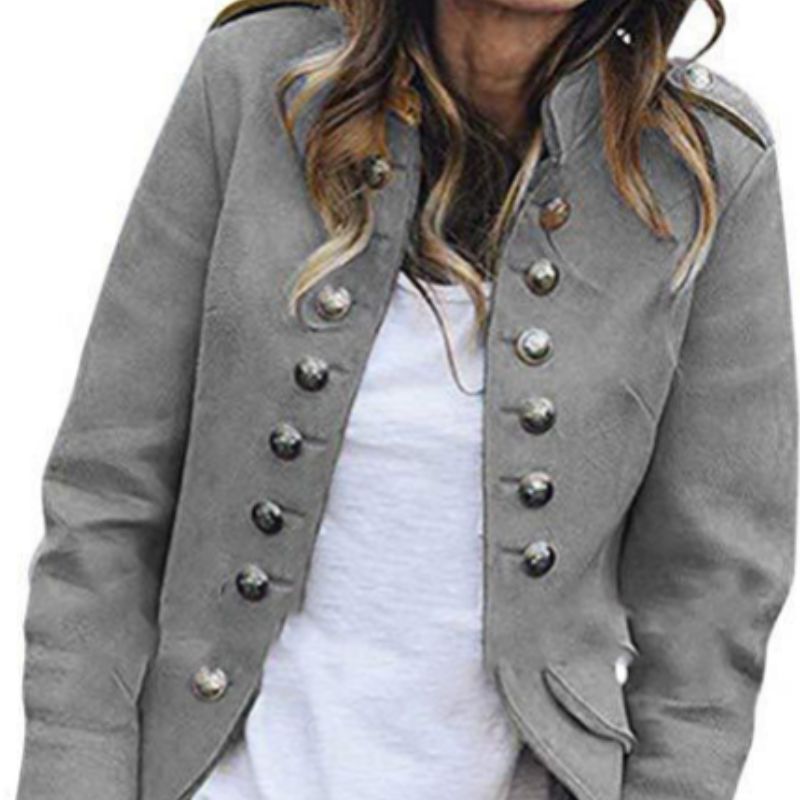 Prenda de moda femenina: blazer elegante de manga larga, que aporta sofisticación a tu atuendo.