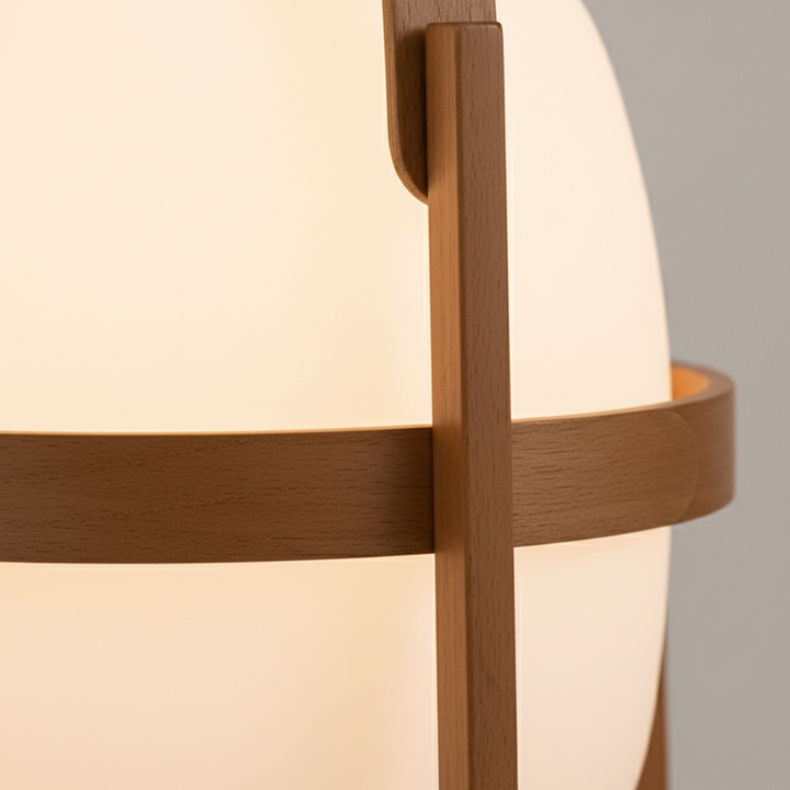 Lámpara de mesa vintage estilo linterna antigua, ideal para crear un ambiente retro en salas o dormitorios. Iluminación decorativa.