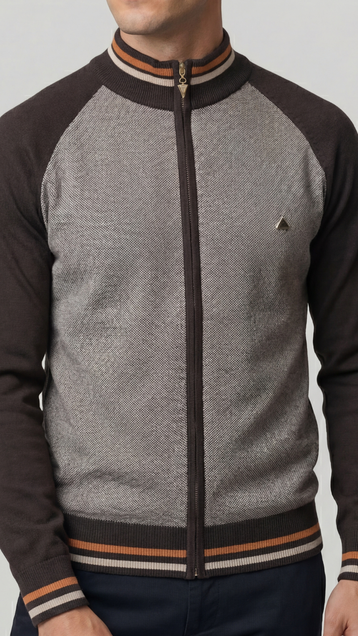 Cárdigan de punto cálido para hombre, perfecto para el frío. Estilo casual y moderno, ropa de hombre.