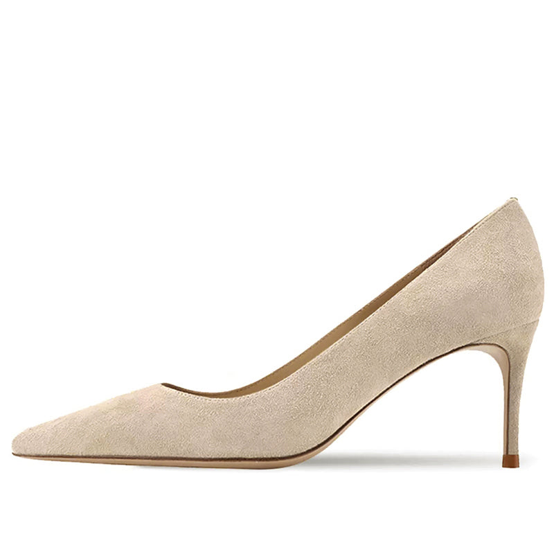 Modernos zapatos stiletto de mujer con tacón alto. Elegantes y de cuero, perfectos para looks de fiesta y moda chic.