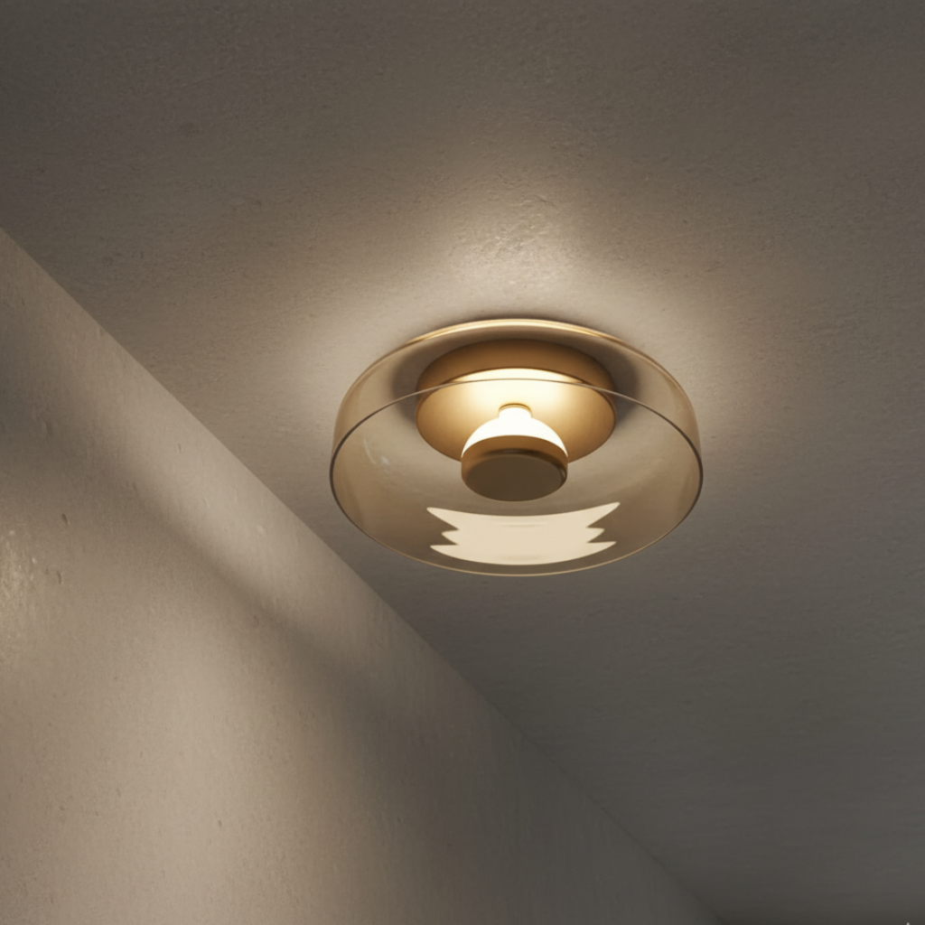 Aplique de pared Halo, luz escultórica moderna LED que aporta un toque arquitectónico y estético a la iluminación interior.