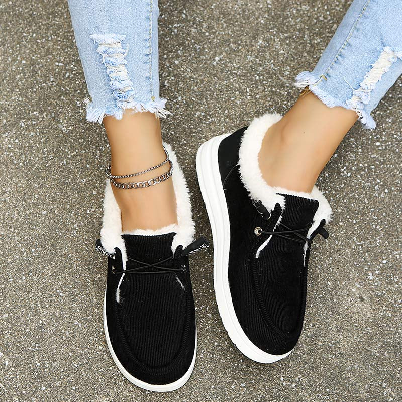 Botas de invierno suaves y cálidas para mujer, ideales para moda invernal y confort diario.