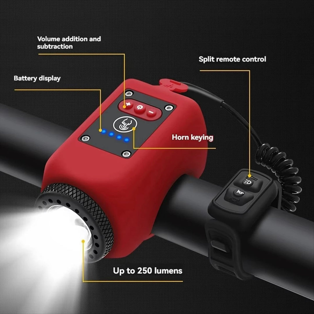 Potente luz delantera LED para bicicleta, ilumina tu camino y aumenta visibilidad en ciclismo nocturno.