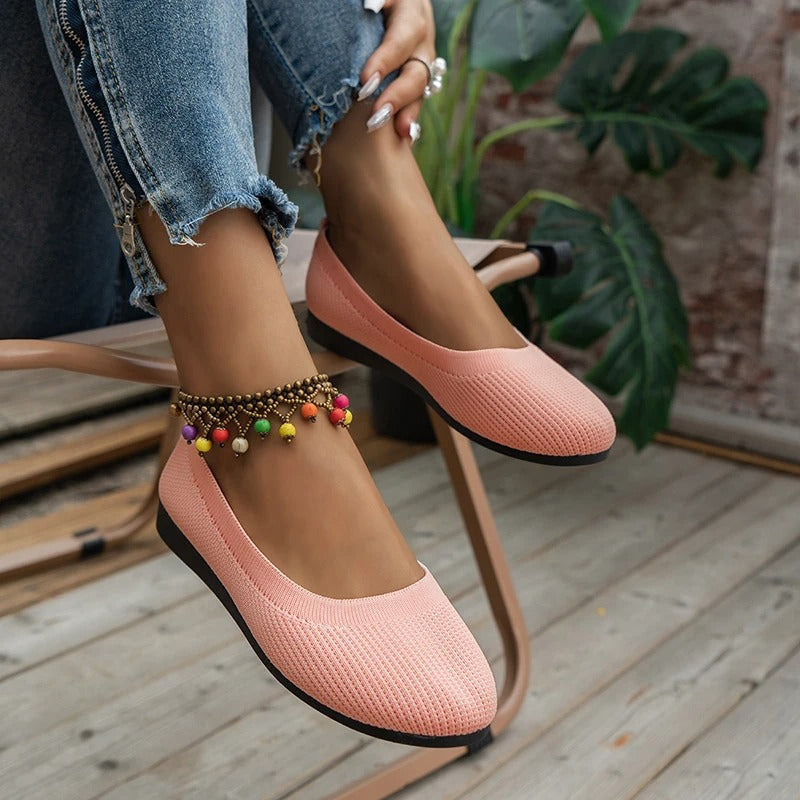 Zapatillas de verano transpirables para mujer, diseño ligero y antideslizante. Ideales para el calor.