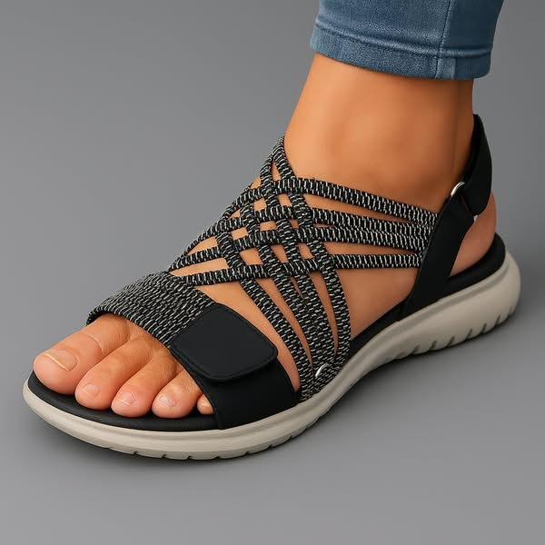 Calzado de verano Natalia: Sandalias ortopédicas de mujer que combinan estilo casual con soporte y confort diario.