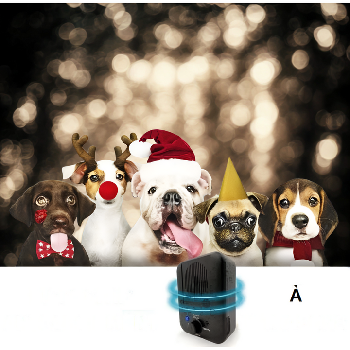 Detén los ladridos excesivos con este dispositivo ultrasónico. Adiestramiento de perros amable para la paz en tu hogar.