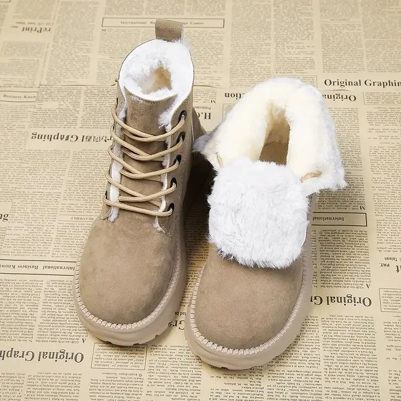 Botines de moda ISLA para mujer, plataforma y diseño impermeable, tendencia en calzado de invierno.