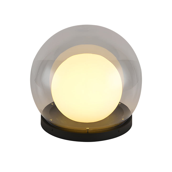 Lámpara LED esférica decorativa para jardín. Añade un toque moderno de luz a cualquier espacio exterior.