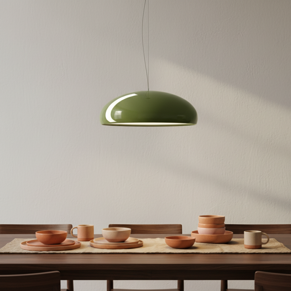 Elegante lámpara colgante decorativa, iluminación moderna para comedor y cocina, ajustable.