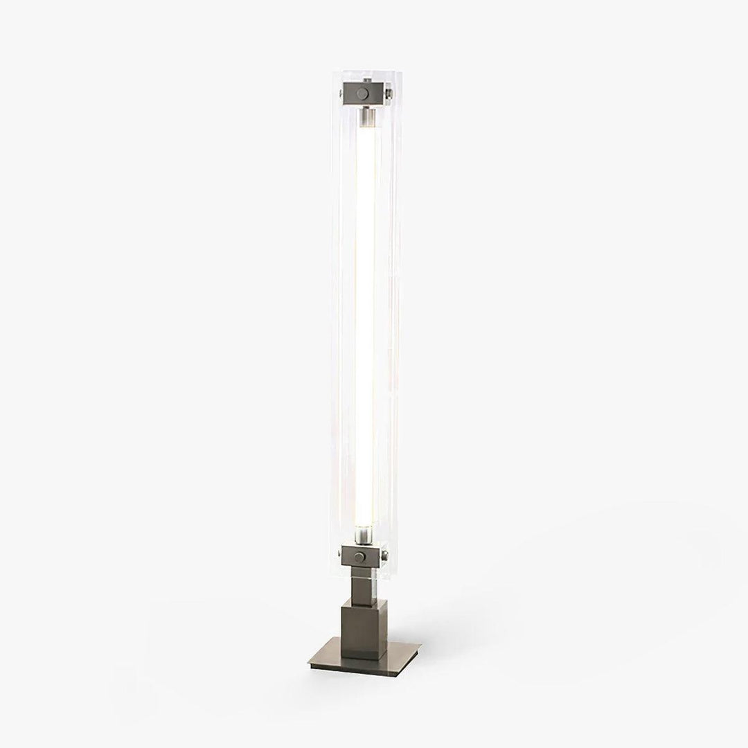 Lámpara de pie M29 minimalista con pantalla de vidrio, iluminación moderna para decoración de hogar.