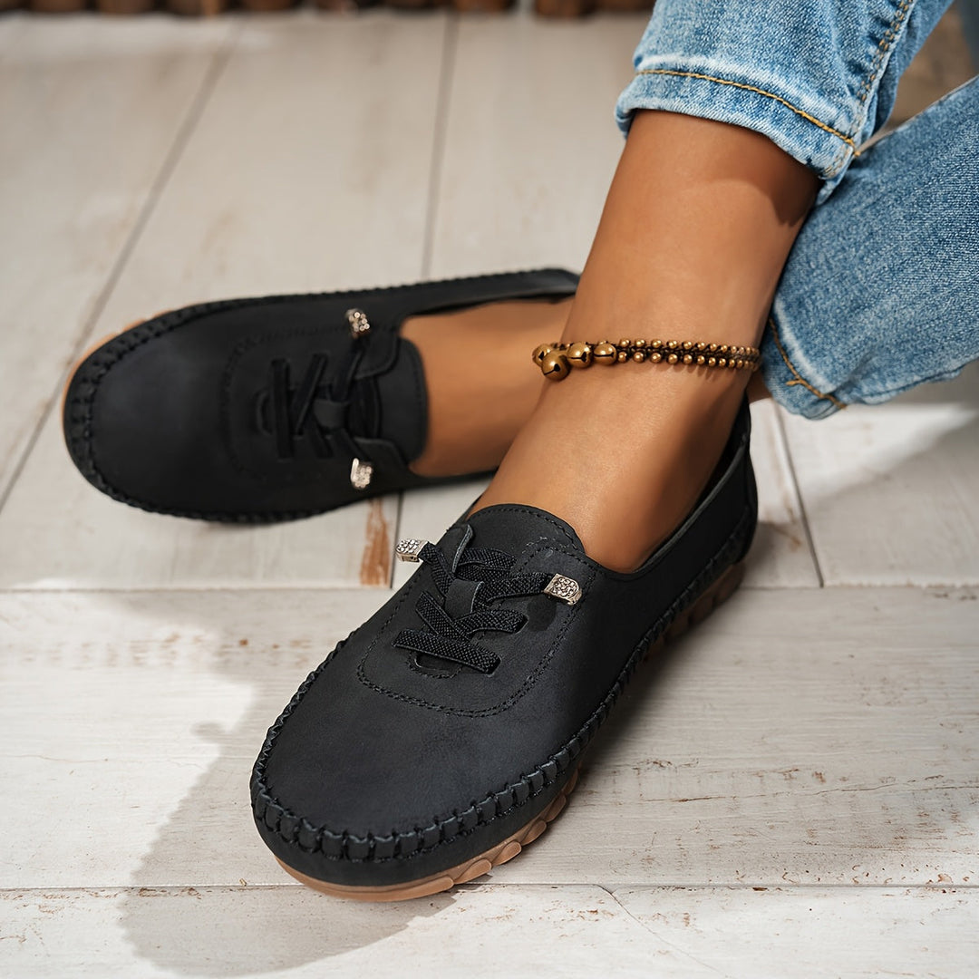 Mocasines transpirables para mujer, suaves y cómodos, ideales para mantener los pies frescos y relajados.
