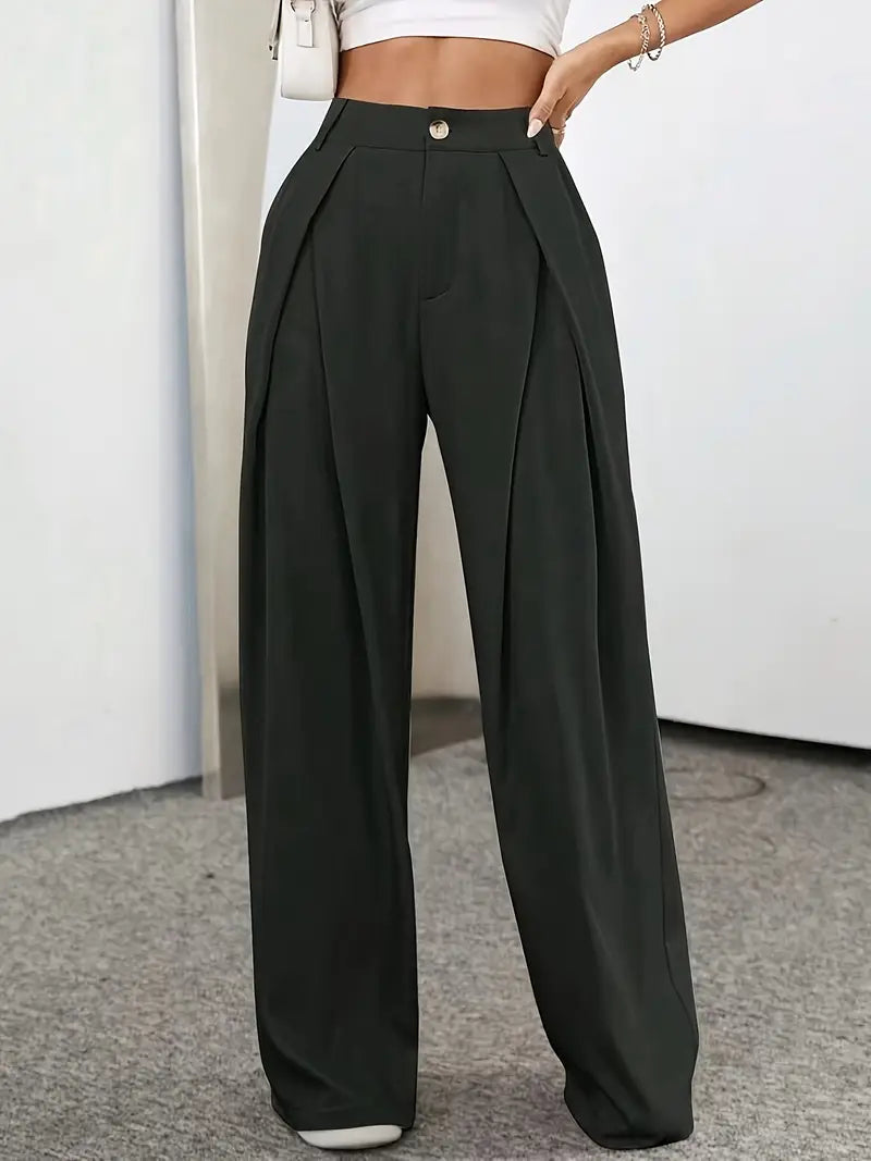 Pantalón para mujer, pierna recta. Cómodo y elegante. Moda femenina ideal para atuendo oficina y casual.