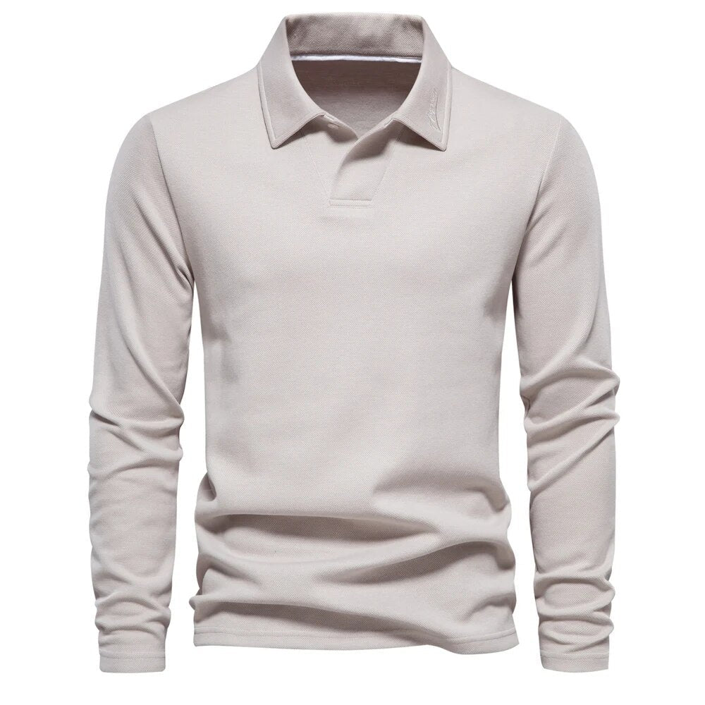 Camisa de hombre casual manga larga, ideal para primavera y otoño. Ropa de moda masculina con estilo único.