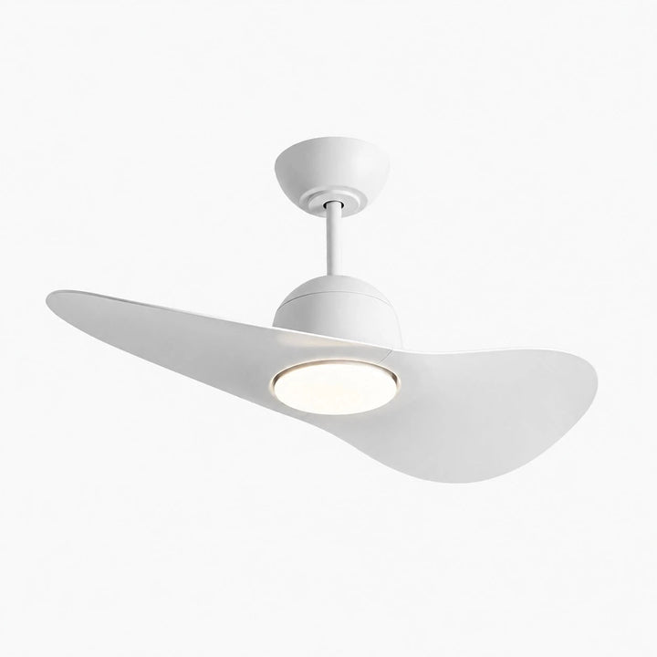 Ventilador de techo LED con diseño moderno, luz ajustable. Ideal para cualquier habitación.