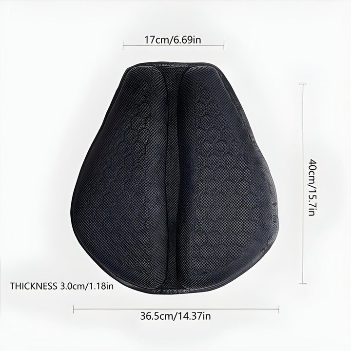 Disfruta de viajes largos con esta almohadilla de gel transpirable para asiento de motocicleta. Máximo confort.