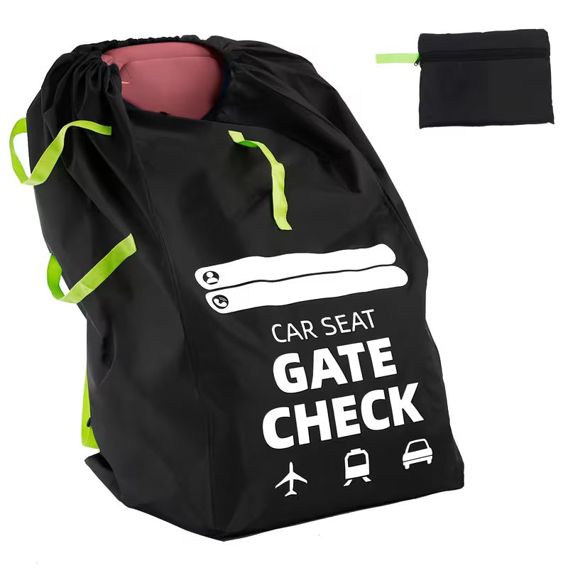 Funda de viaje para silla de coche de bebé, protege contra golpes y suciedad. Indispensable en aeropuertos y coches.