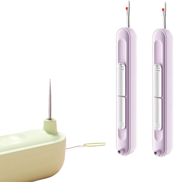 Descosedor de ropa y enhebrador rápido. Herramienta de costura 2 en 1 para proyectos diy.