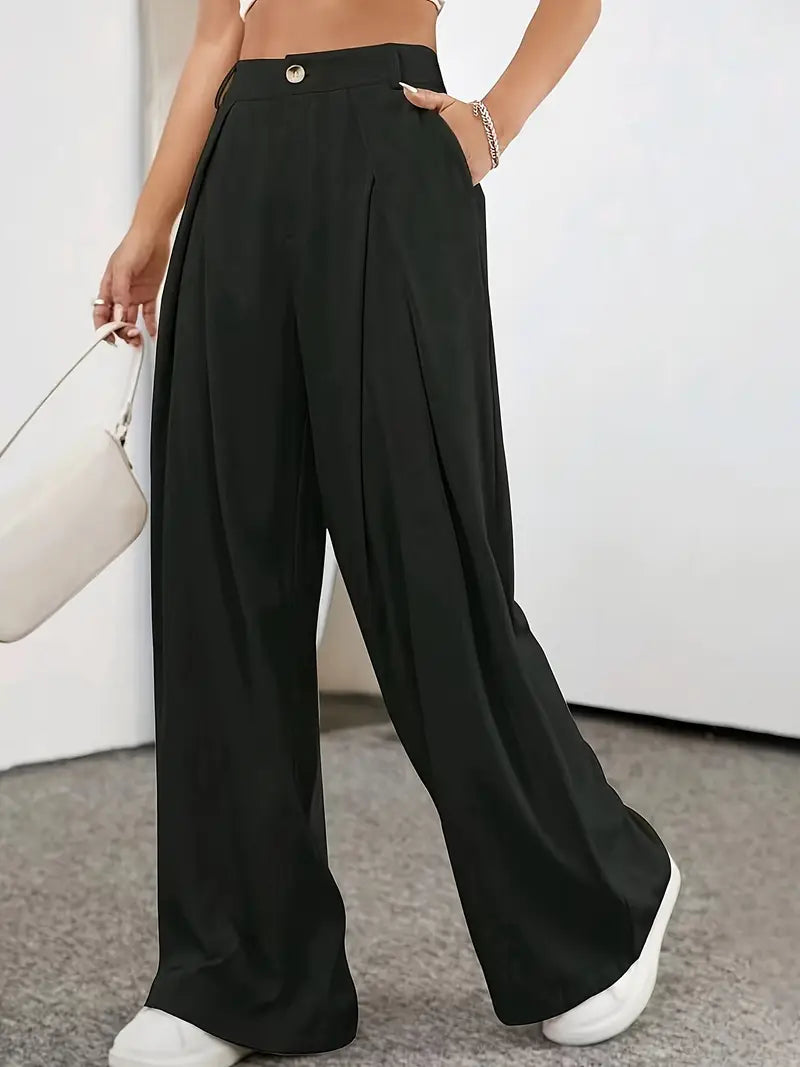 Pantalón mujer pierna recta, cómodo y elegante. Estilo versátil para oficina o look casual chic.