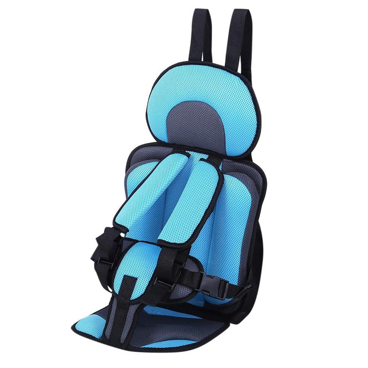Viaja seguro con silla de coche plegable, asiento infantil de algodón para bebés y niños.