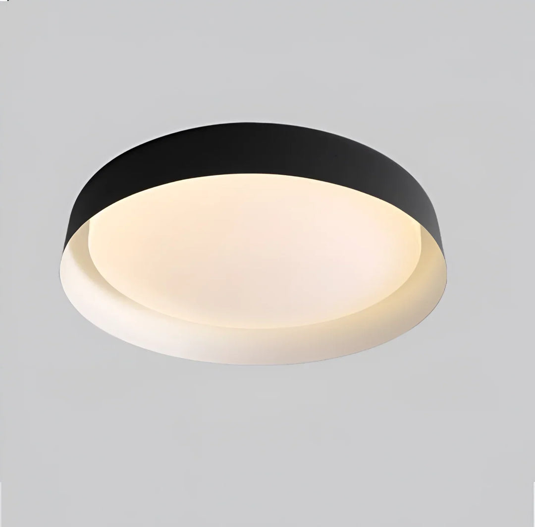 Diseño wabi sabi en lámpara de techo LED. Acabado de efecto madera, ideal para ambiente zen.