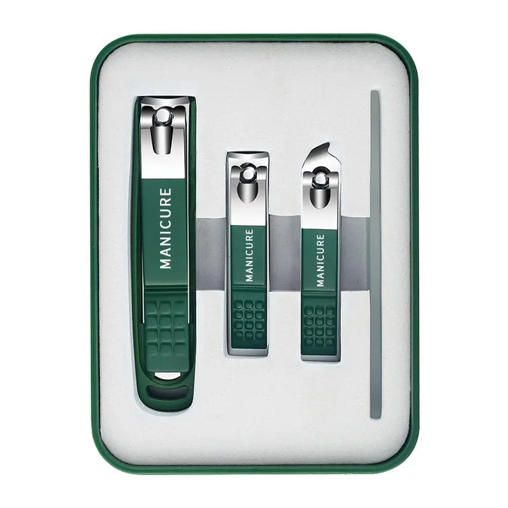 Regalo ideal: kit de cortauñas de acero inoxidable para manicura y pedicura profesional, belleza y salud de uñas.
