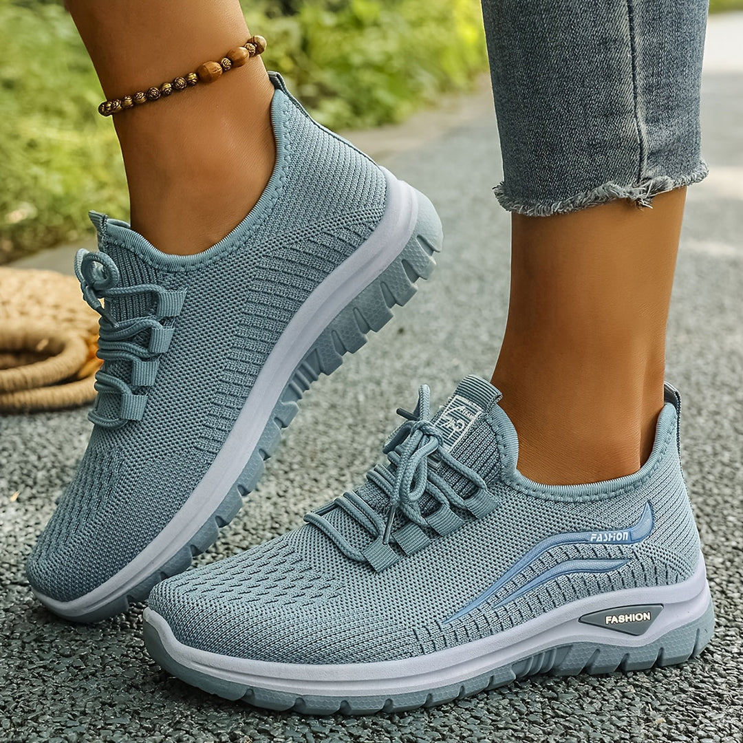Zapatillas de mujer ergonómicas, horma ancha, transpirables para pies con dolor y descanso.