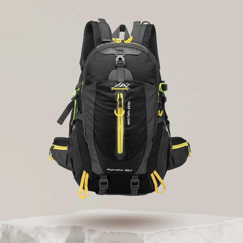 Mochila de senderismo impermeable unisex. Ideal para montaña y viajes. Gran capacidad y diseño ergonómico.