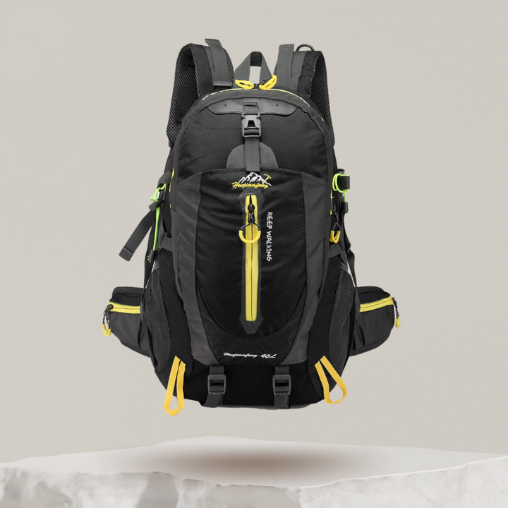 Mochila de senderismo impermeable unisex. Ideal para montaña y viajes. Gran capacidad y diseño ergonómico.