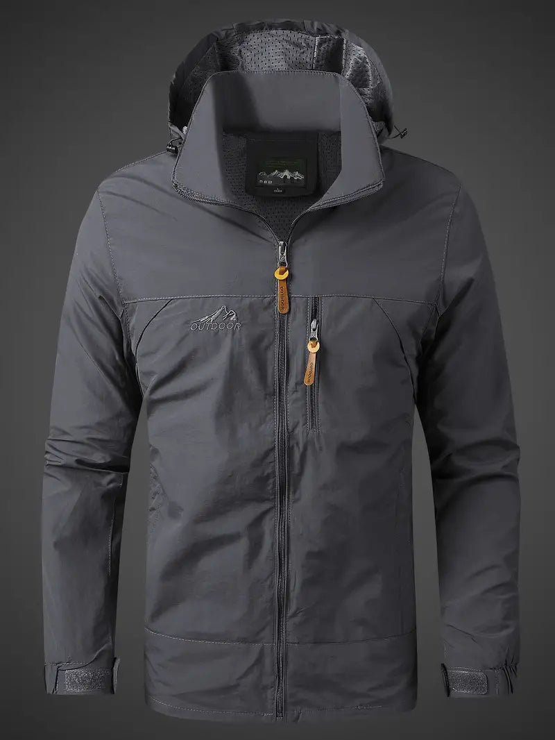 Parka verde militar MAGNUS, abrigo de invierno casual para hombre. Impermeable y cálido.