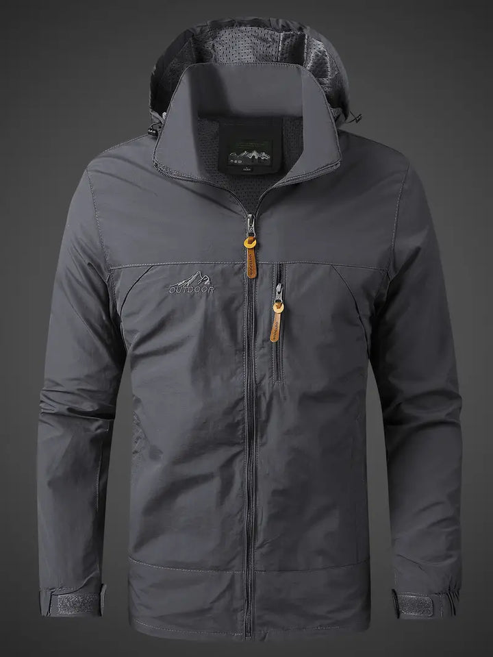 Parka verde militar MAGNUS, abrigo de invierno casual para hombre. Impermeable y cálido.