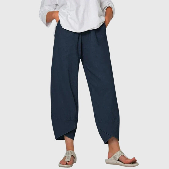 Pantalón ancho de mujer, ligero y transpirable para máxima comodidad diaria.