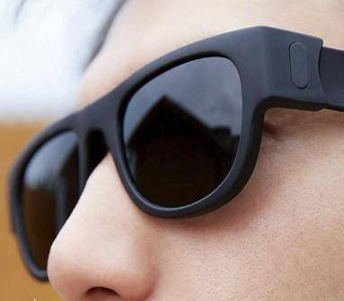 Accesorios: Gafas de sol deportivas unisex negras, plegables con protección UV polarizada. Perfectas para el verano.